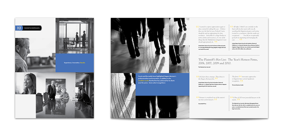 law firm brochure design