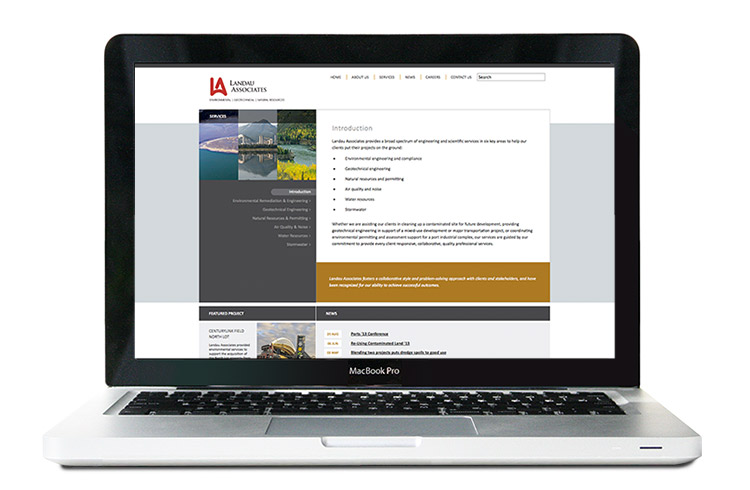 engineering firm website design