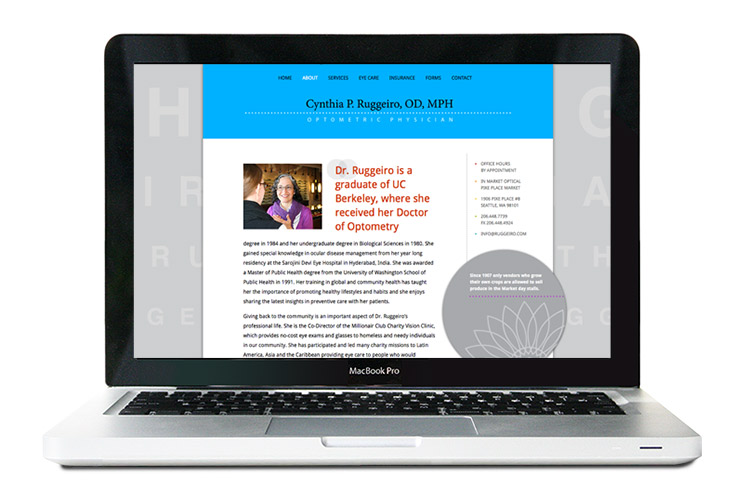 optometrist website design